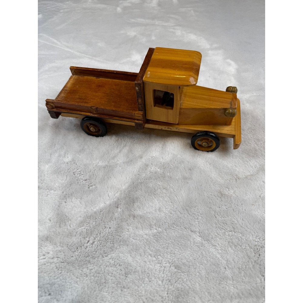 Vintage Wooden Toy Truck Flatbed Flat Bed Craft Display Decor Heritage Mint Ltd